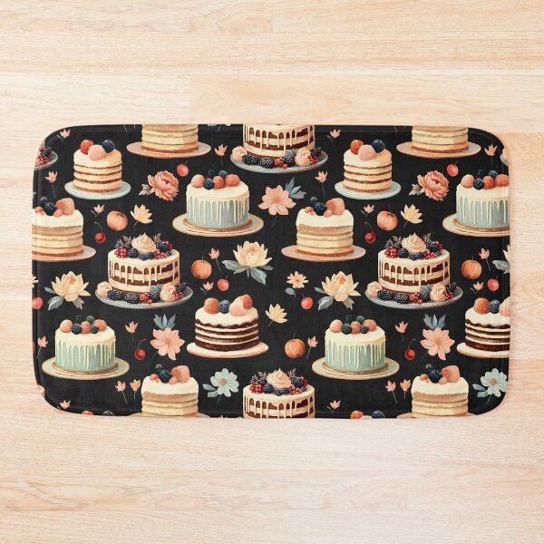 Item preview, Fruit and Chocolate Cake Pattern | Retro Style designed and sold by UnhingedBird.