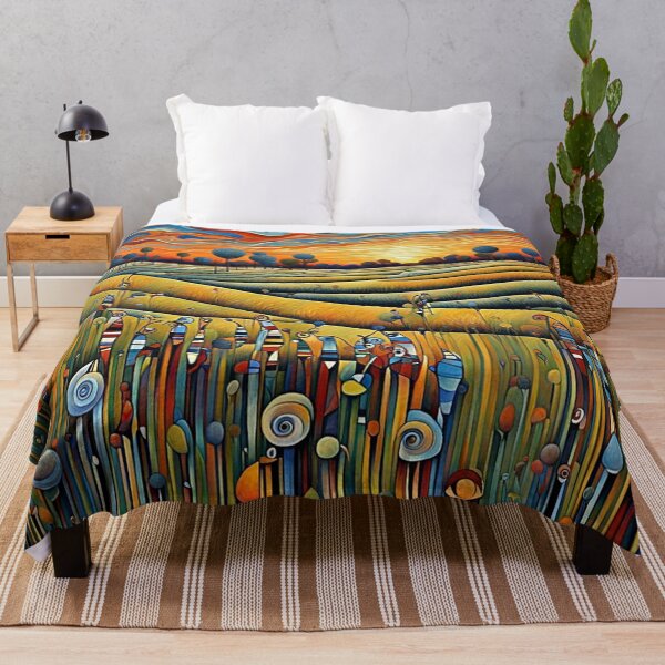 Item preview, Grassy meadows at sunset 1 designed and sold by George Hutton Hunter.