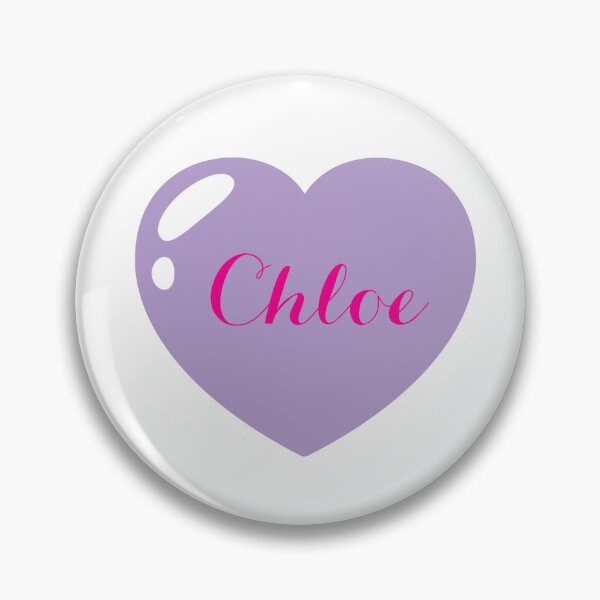 Item preview, Chloe Name with Purple Heart  designed and sold by Monika Howarth.