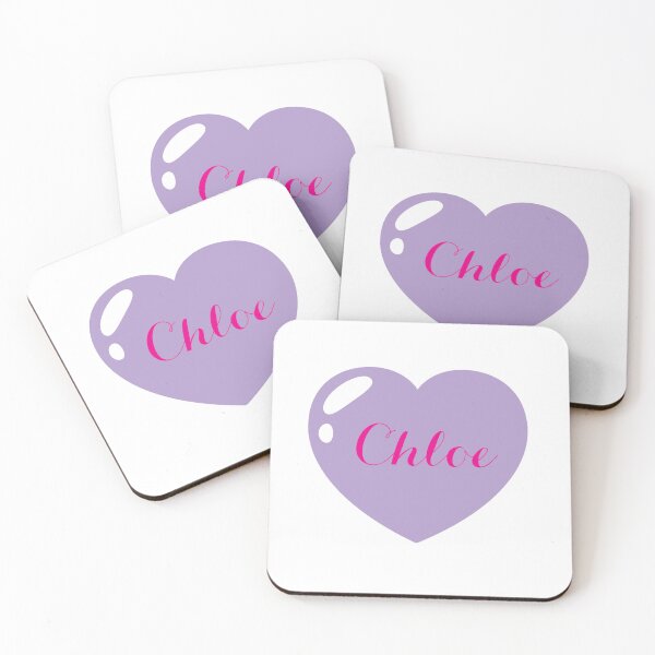 Item preview, Chloe Name with Purple Heart  designed and sold by Monika Howarth.