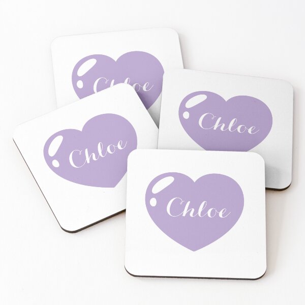 Item preview, Chloe Name with Purple Heart  designed and sold by Monika Howarth.