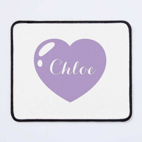 Item preview, Chloe Name with Purple Heart designed and sold by Monika Howarth.