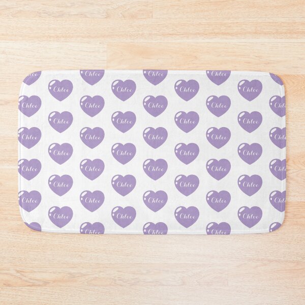 Item preview, Chloe Name with Purple Heart  designed and sold by Monika Howarth.