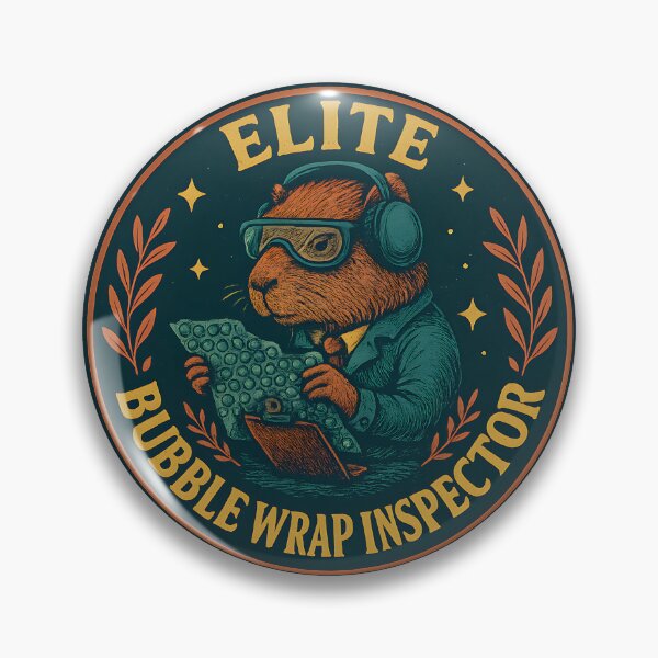 Item preview, Elite Bubblewrap Inspector Funny Animal Art designed and sold by Shoot-The-Moon.