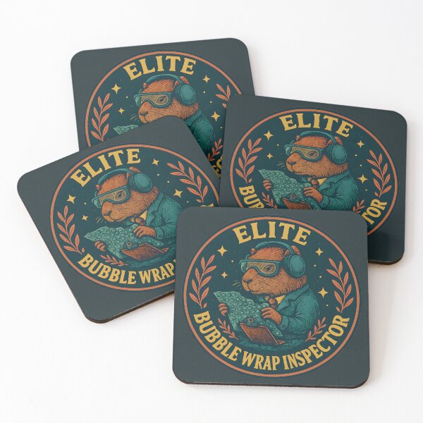 Item preview, Elite Bubblewrap Inspector Funny Animal Art designed and sold by Shoot-The-Moon.