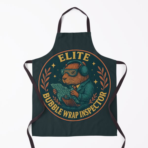 Item preview, Elite Bubblewrap Inspector Funny Animal Art designed and sold by Shoot-The-Moon.