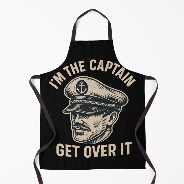 Item preview, I'm The Captain Get Over It Nautical Vintage designed and sold by LuminOrb.