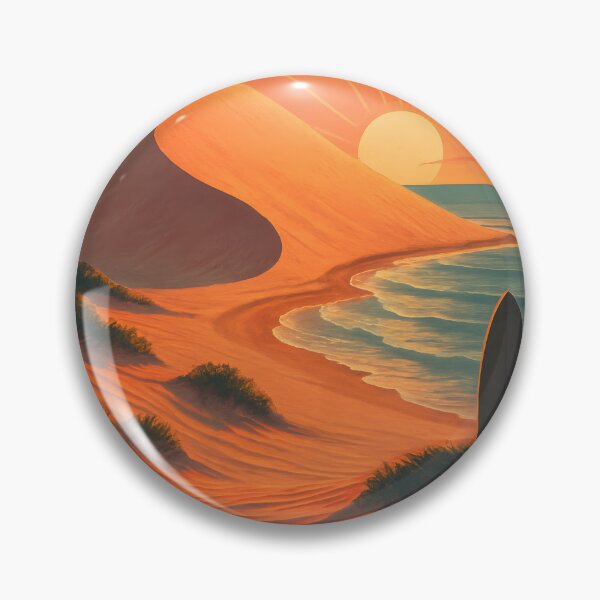 Item preview, Jericoacoara Brazil Sunset Dune Art Deco Coastal Landscape designed and sold by Cosmopolis.