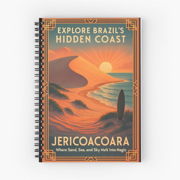 Item preview, Jericoacoara Brazil Sunset Dune Art Deco Coastal Landscape designed and sold by Cosmopolis.