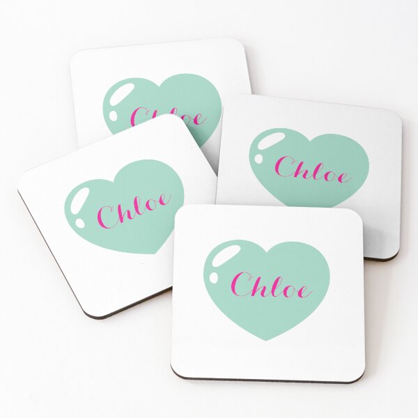 Item preview, Chloe Name with Green Heart  designed and sold by Monika Howarth.