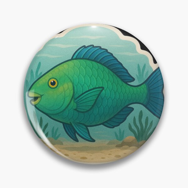 Item preview, Tropical Parrotfish with Sunlight Rays designed and sold by DamioPolArt.