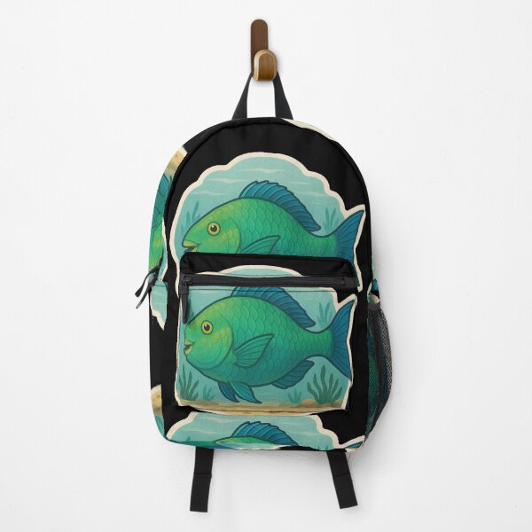 Item preview, Tropical Parrotfish with Sunlight Rays designed and sold by DamioPolArt.