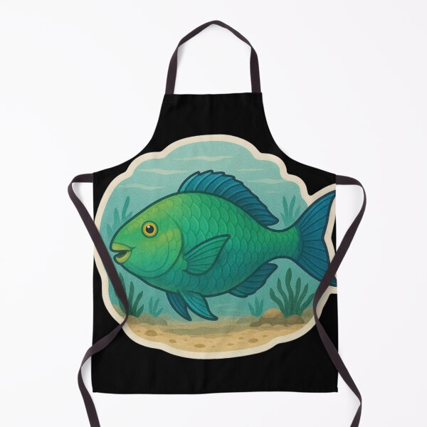 Item preview, Tropical Parrotfish with Sunlight Rays designed and sold by DamioPolArt.