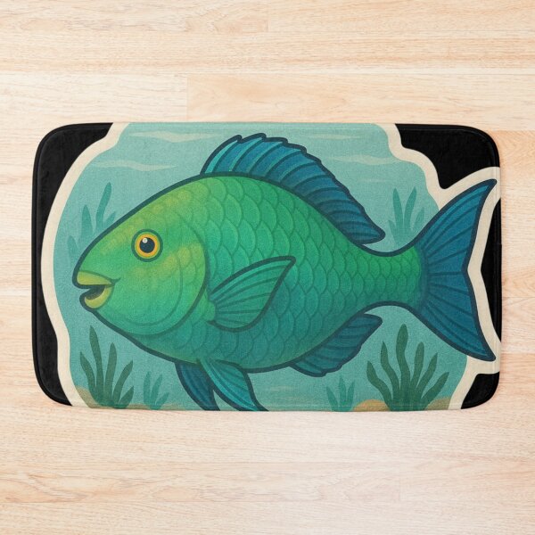 Item preview, Tropical Parrotfish with Sunlight Rays designed and sold by DamioPolArt.