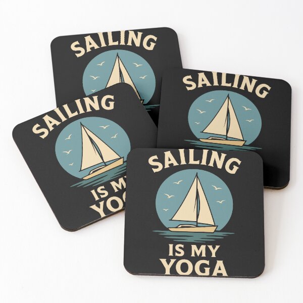 Item preview, Sailing Is My Yoga Captain Boat Nautical designed and sold by LuminOrb.