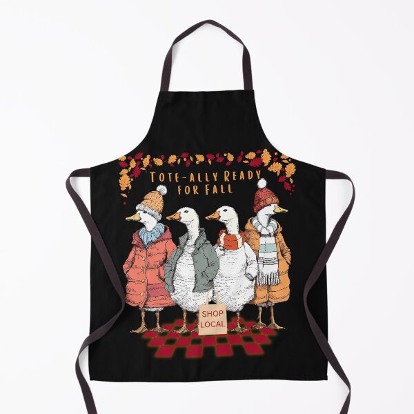 Item preview, Tote-ally Ready For Fall Goose Autumn Shopping Design designed and sold by MTJ-Mushrooms.