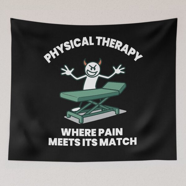 Item preview, Physiotherapy Funny Where Pain Meets Its Match designed and sold by LuminOrb.