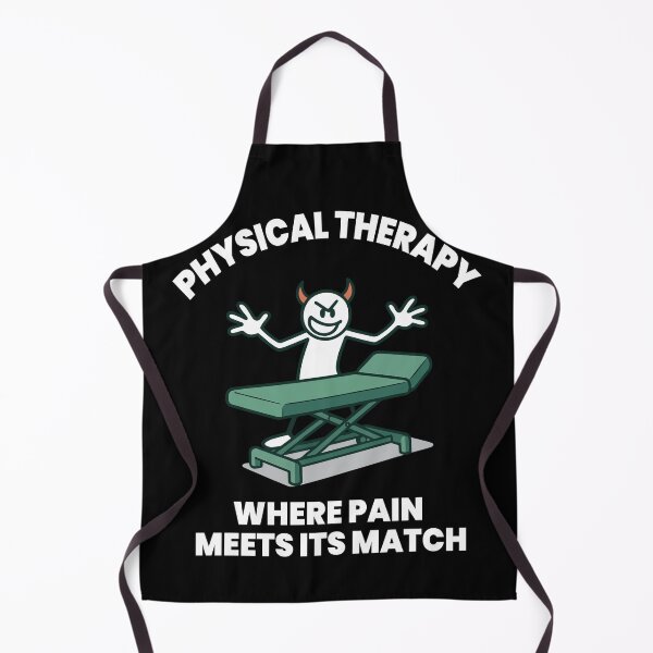 Item preview, Physiotherapy Funny Where Pain Meets Its Match designed and sold by LuminOrb.