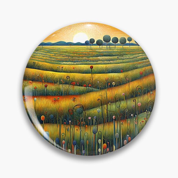 Item preview, Grassy meadows at sunset 3 designed and sold by George Hutton Hunter.
