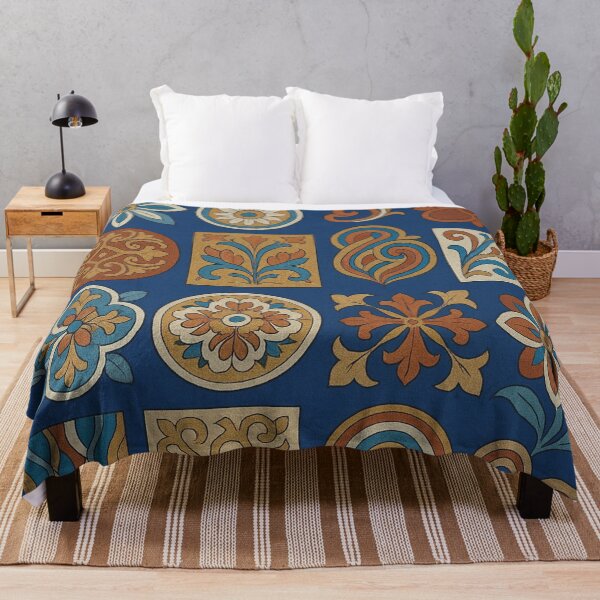 Item preview, Pattern dreams on a blue background designed and sold by Sigtrix.