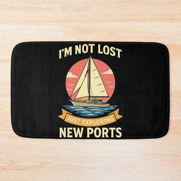 Item preview, Funny Saying Captain Not Lost Just Exploring designed and sold by LuminOrb.