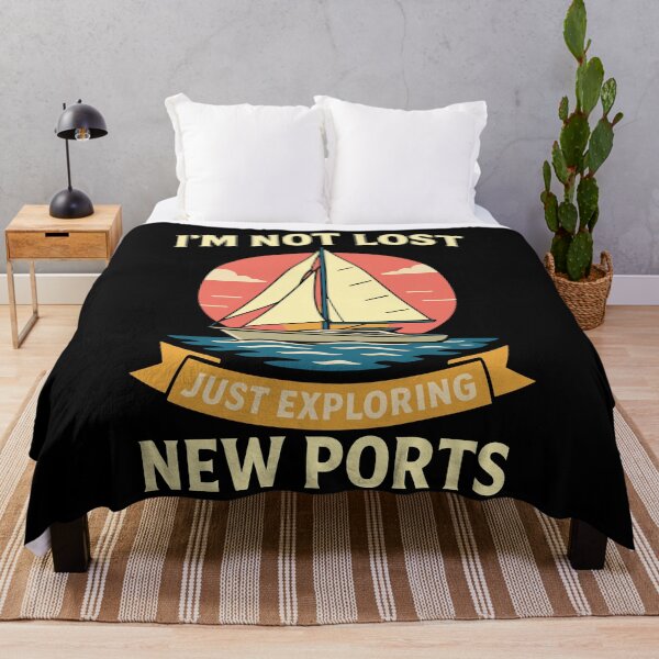 Item preview, Funny Saying Captain Not Lost Just Exploring designed and sold by LuminOrb.