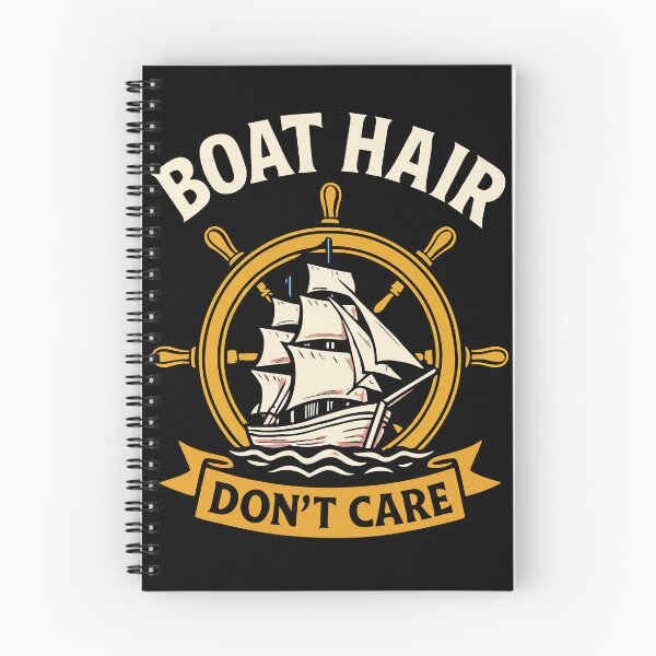 Item preview, Boat Hair Don't Care Funny Saying Ship Captain designed and sold by LuminOrb.