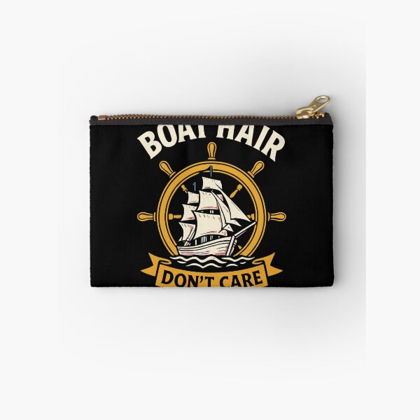 Item preview, Boat Hair Don't Care Funny Saying Ship Captain designed and sold by LuminOrb.