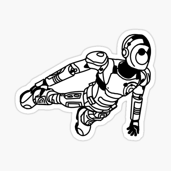 Item preview, Murderbot flying figurine white designed and sold by SecUnits.