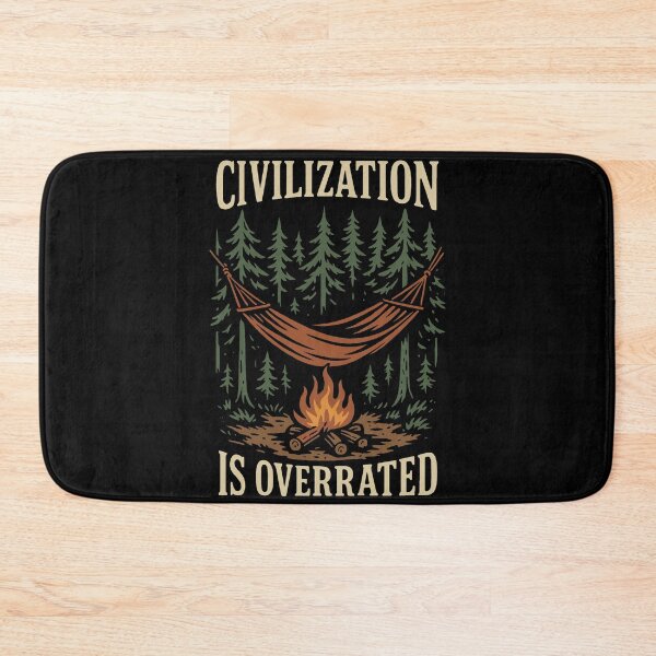 Item preview, Civilization Is Overrated Prepper Survival designed and sold by LuminOrb.