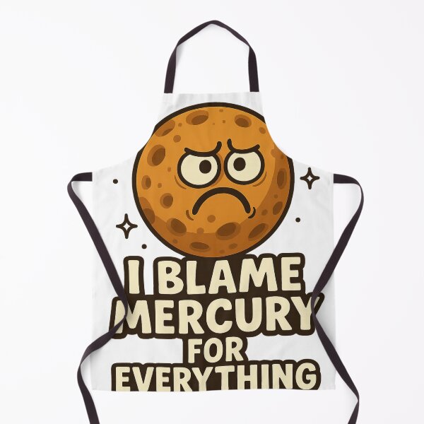 Item preview, Mercury Retrograde Blame Cartoon Planet designed and sold by Aryabek.