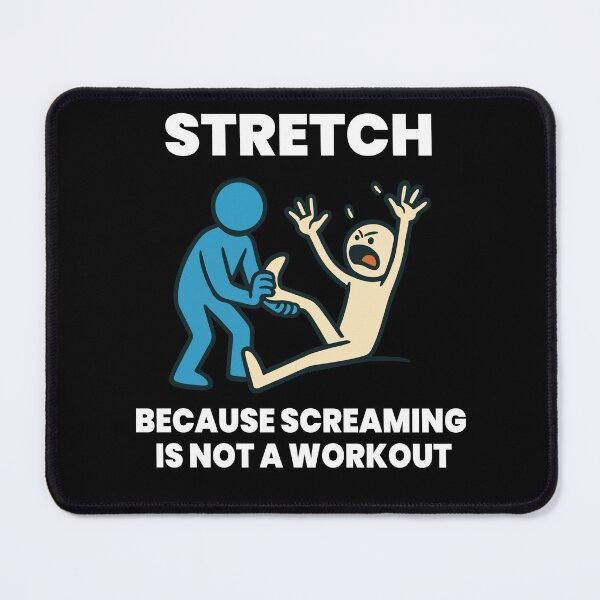 Item preview, Physiotherapy Funny Stretch Because Screaming designed and sold by LuminOrb.
