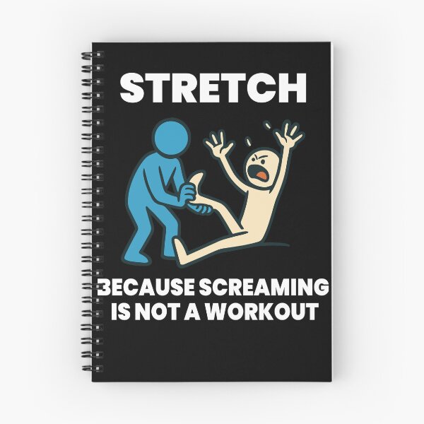 Item preview, Physiotherapy Funny Stretch Because Screaming designed and sold by LuminOrb.