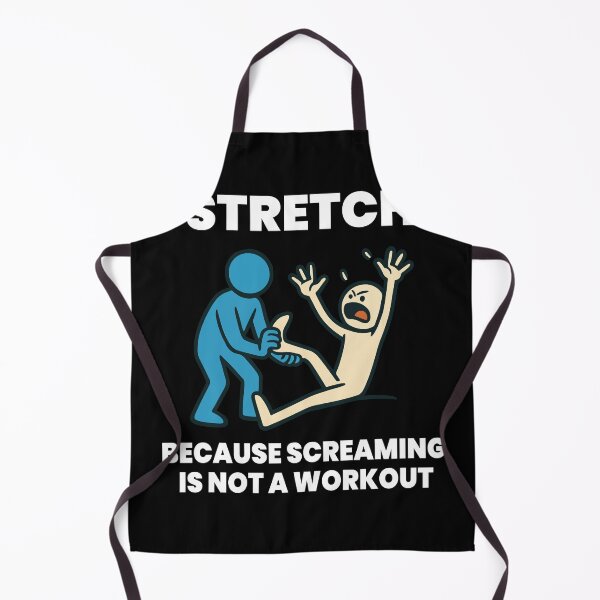 Item preview, Physiotherapy Funny Stretch Because Screaming designed and sold by LuminOrb.