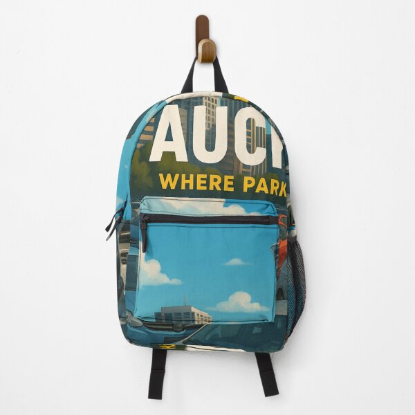 Item preview, Auckland Skyline Parking Chaos Satire designed and sold by Aryabek.