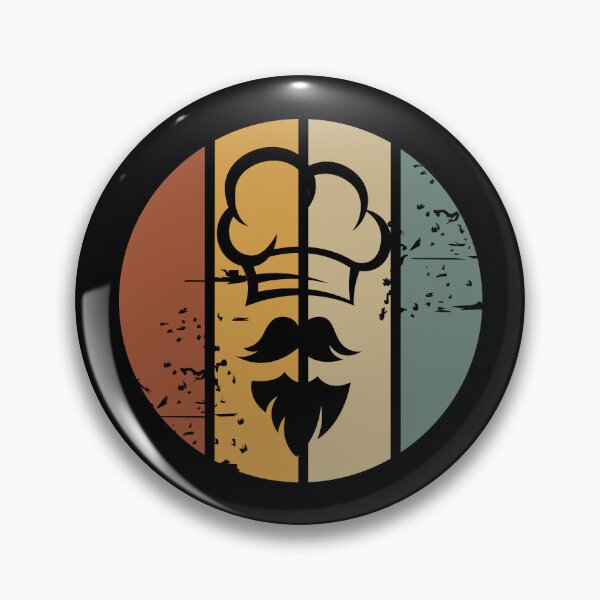 Item preview, Cook and baker with beard and hat in vintage style designed and sold by AndreMi.