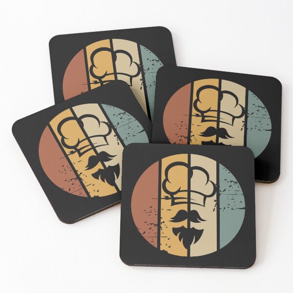 Item preview, Cook and baker with beard and hat in vintage style designed and sold by AndreMi.