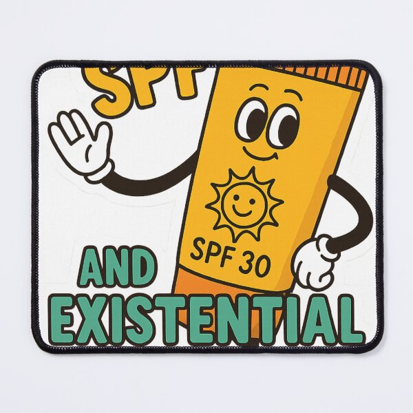 Item preview, Existential Sunblock SPF Anxiety Humor designed and sold by Aryabek.