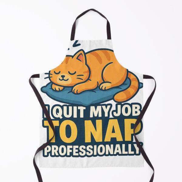 Item preview, Cat Nap Resignation Funny Career Change designed and sold by Aryabek.