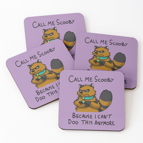 Item preview, Scooby Raccoon designed and sold by Tamgelika.