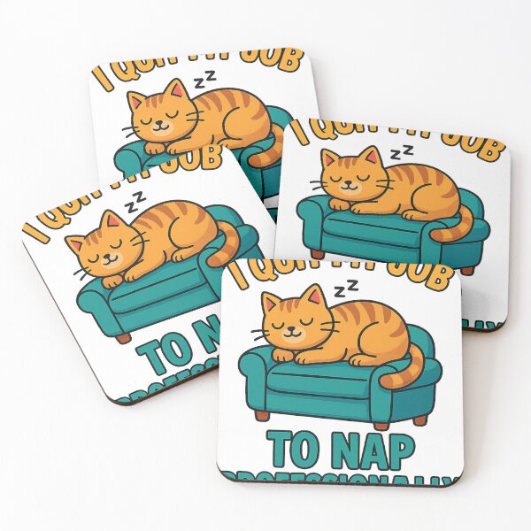 Item preview, Resigned to Nap Life with Couch Cat designed and sold by Aryabek.