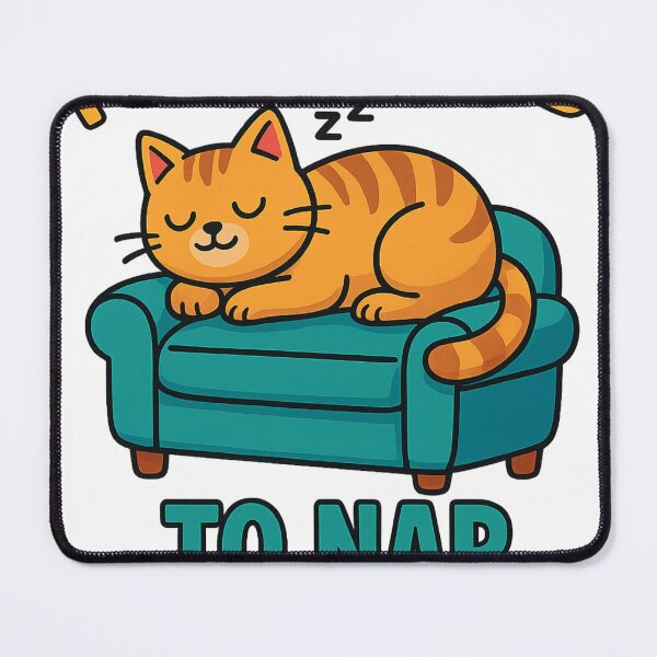 Item preview, Resigned to Nap Life with Couch Cat designed and sold by Aryabek.