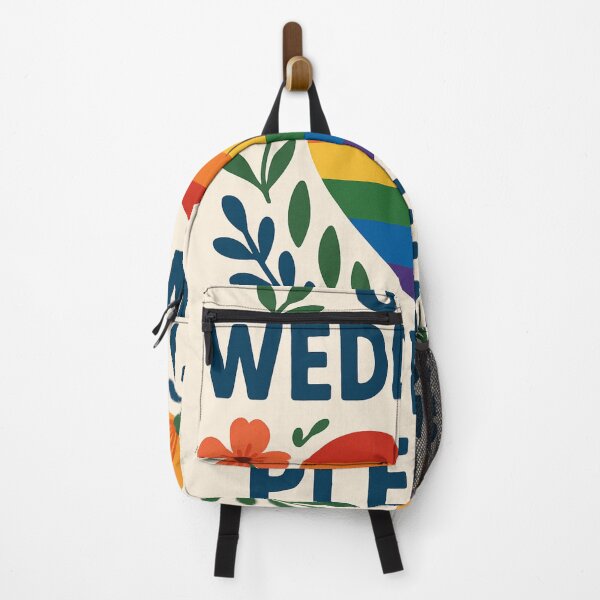 Item preview, Gay Wedding Heart with Rainbow and Flowers designed and sold by Aryabek.