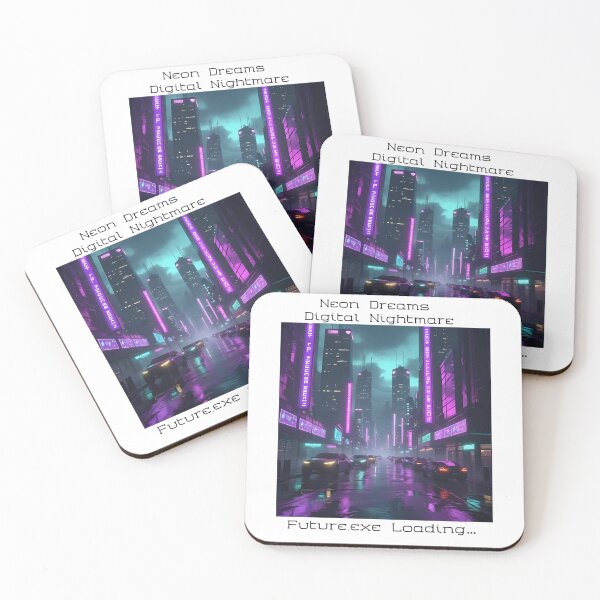 Item preview, Neon Fragmented Future Surreal Cyber Fragment designed and sold by EDSOP.