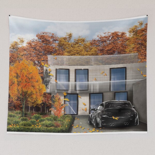 Item preview, Big autumn puzzle of nature and home designed and sold by НаташаЧетвер.