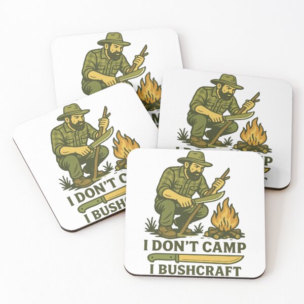 Item preview, I Don't Camp I Bushcraft Prepper Survival designed and sold by LuminOrb.