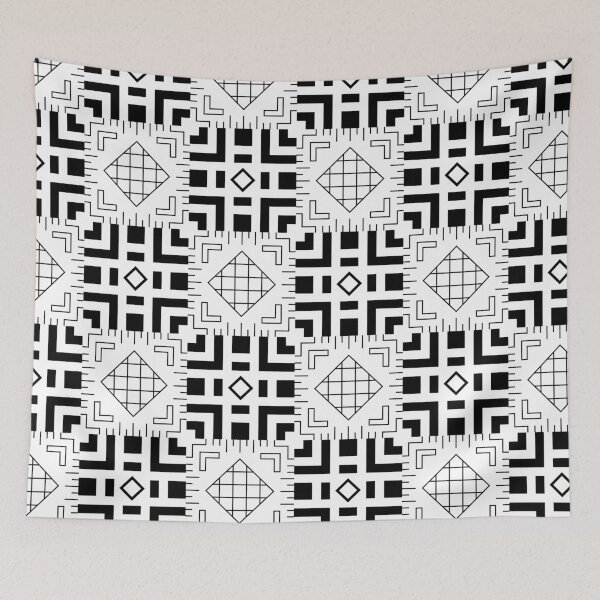 Item preview, Retro Art Deco Geometric Pattern 24.P06a.073.075 designed and sold by Space & Care - Art Deco GeoMetrica.