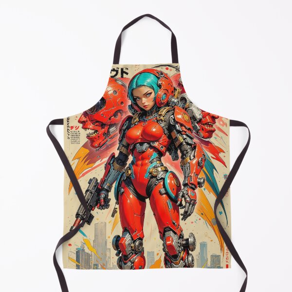 Item preview, Red Cyberpunk Warrior designed and sold by Vj-Sets-Shop.