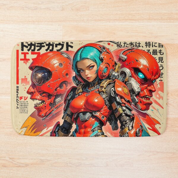 Item preview, Red Cyberpunk Warrior designed and sold by Vj-Sets-Shop.