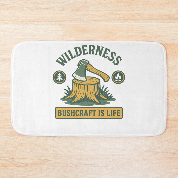 Item preview, Wilderness Bushcraft Is Life Prepper Survival designed and sold by LuminOrb.
